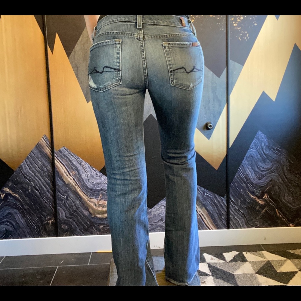 7 for all mankind bootcut jeans size 28